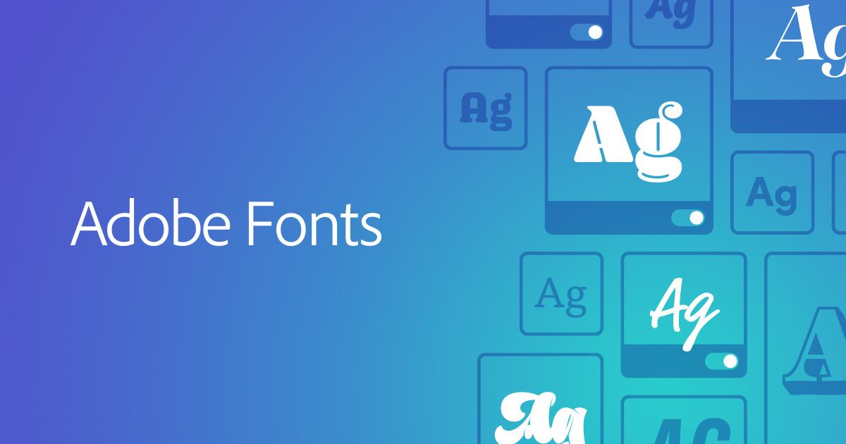 Adobe font package update free